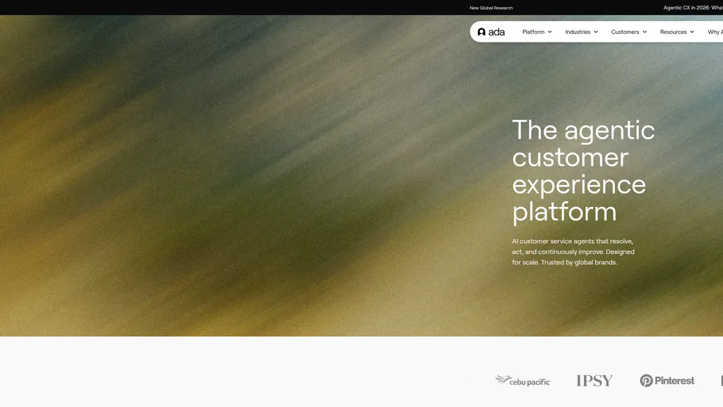 Ada homepage