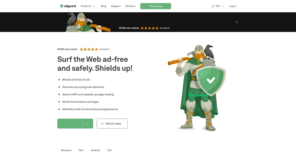 AdGuard homepage