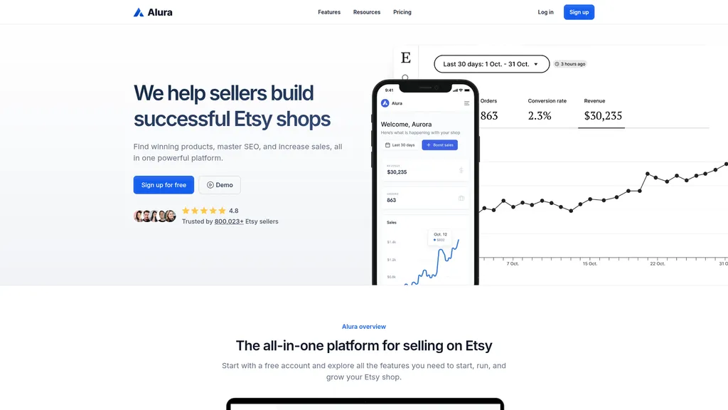 Alura homepage