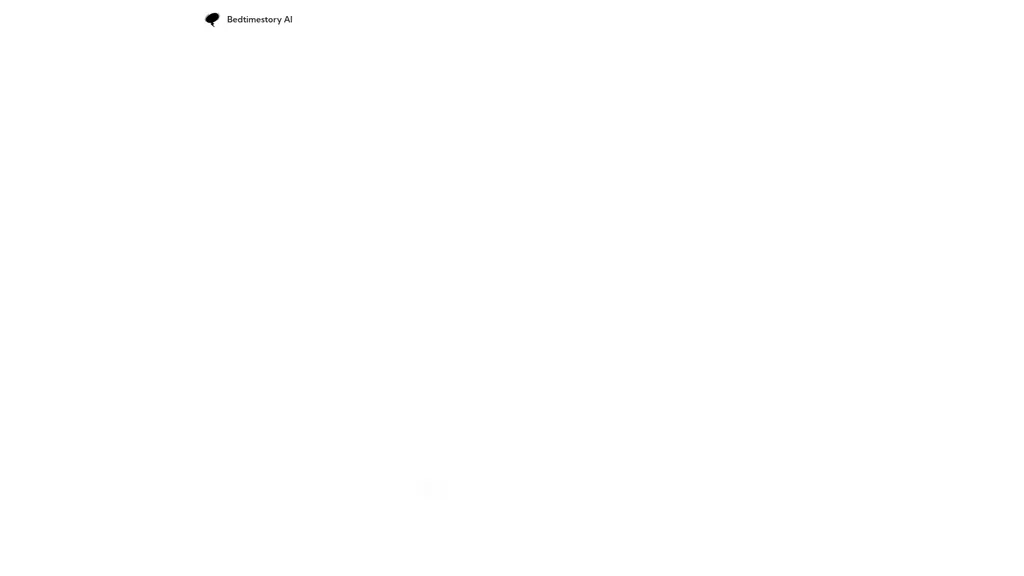 Bedtimestory.ai homepage