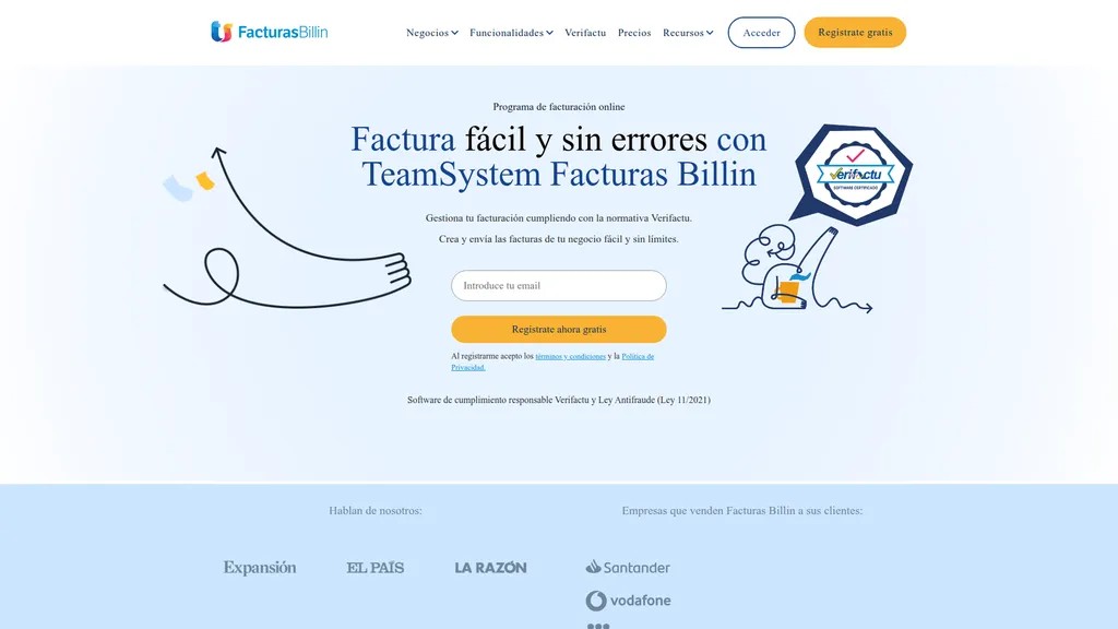 Billin homepage