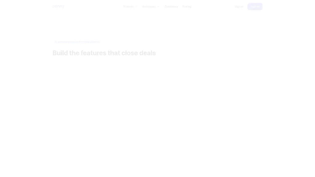 Canny homepage