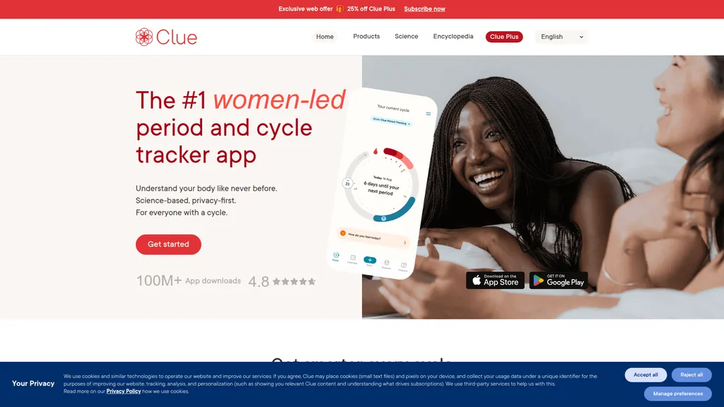 Clue homepage