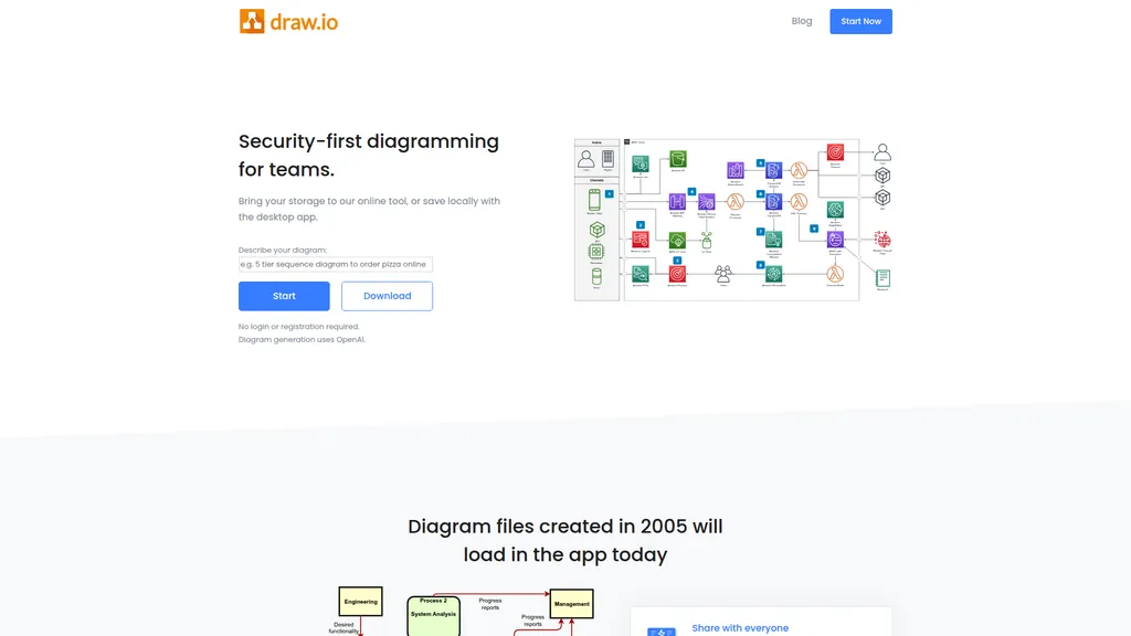 draw.io homepage