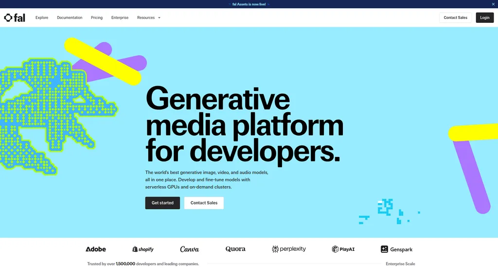 Fal.ai homepage