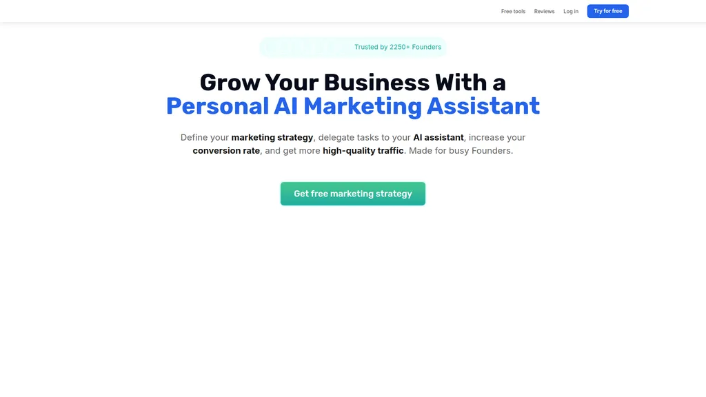 FounderPal homepage