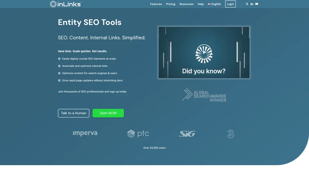 InLinks homepage
