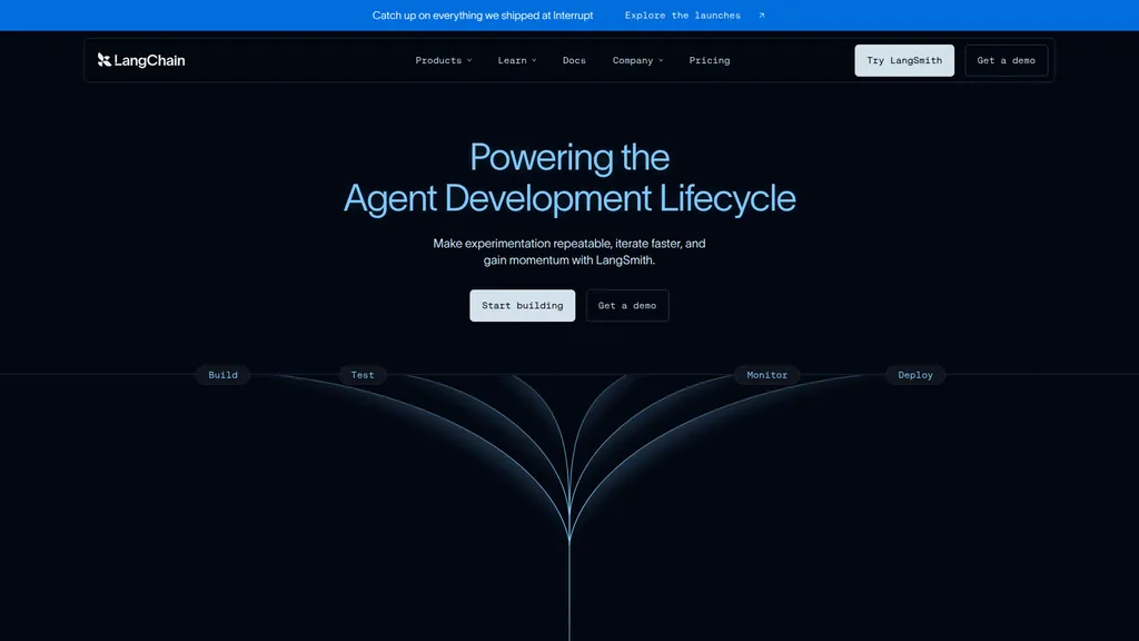 LangChain homepage