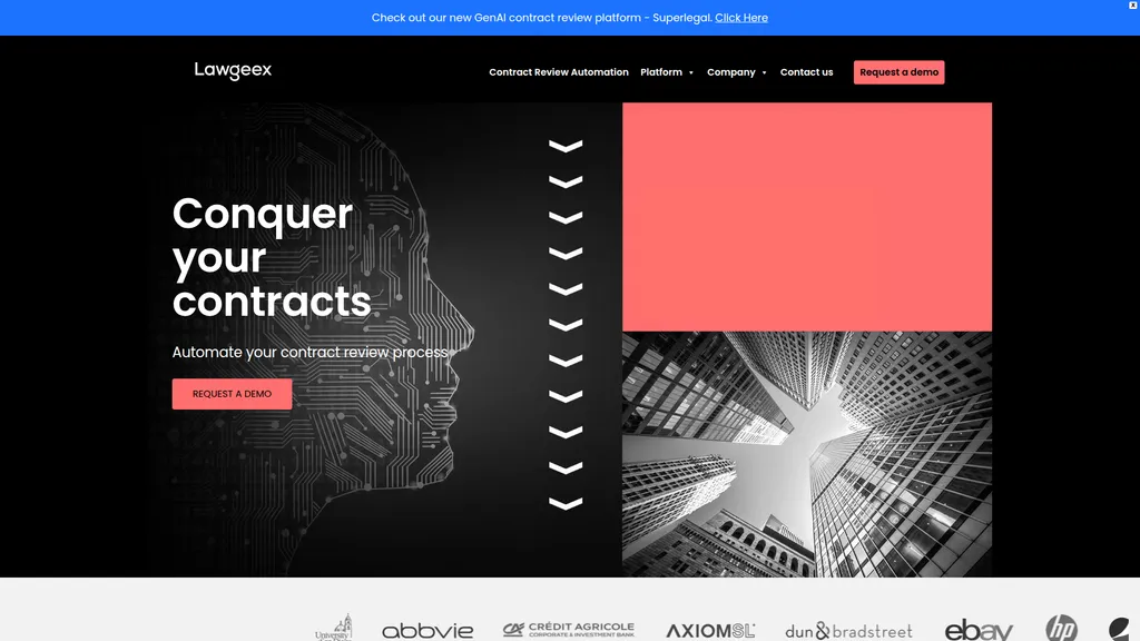 LawGeex homepage