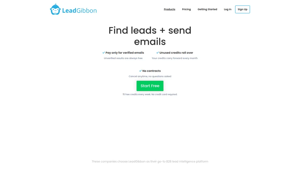 Lead Gibbon homepage