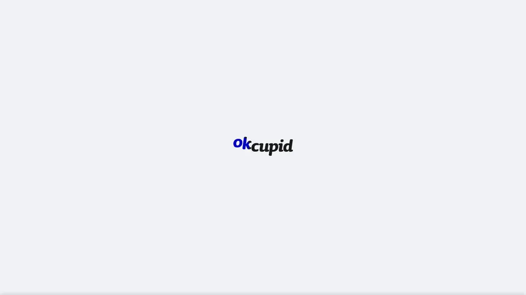 OkCupid homepage
