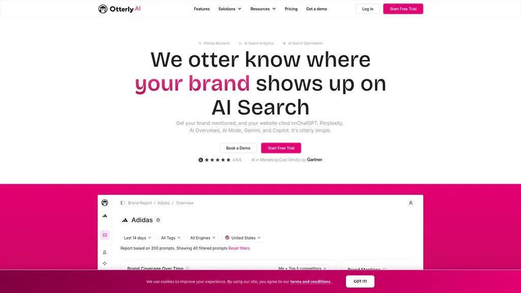 Otterly.ai homepage