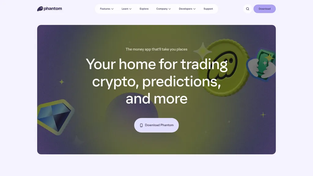 Phantom homepage