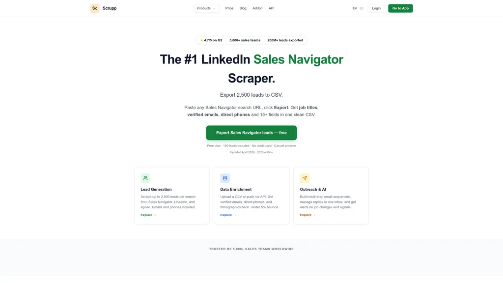Scrupp homepage
