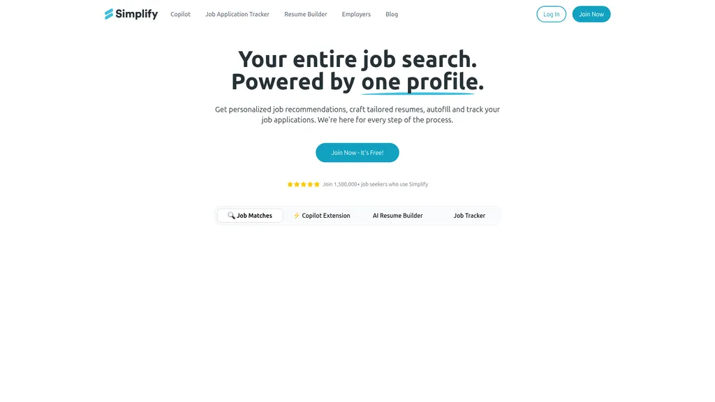 Simplify homepage