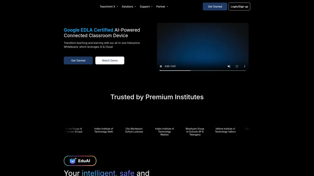 Teachmint homepage