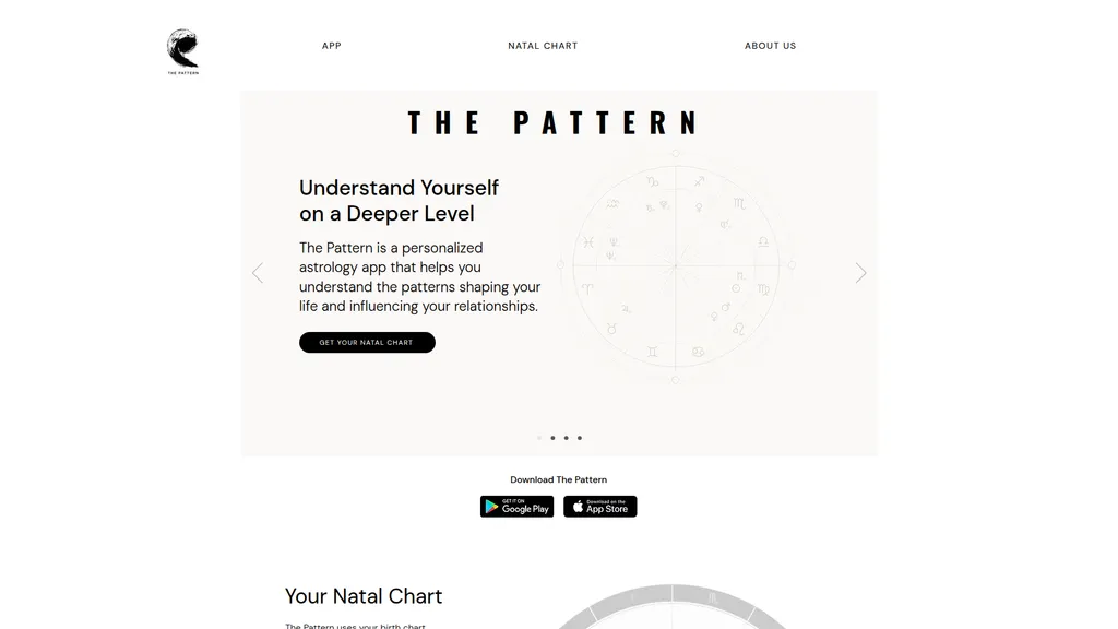 The Pattern homepage