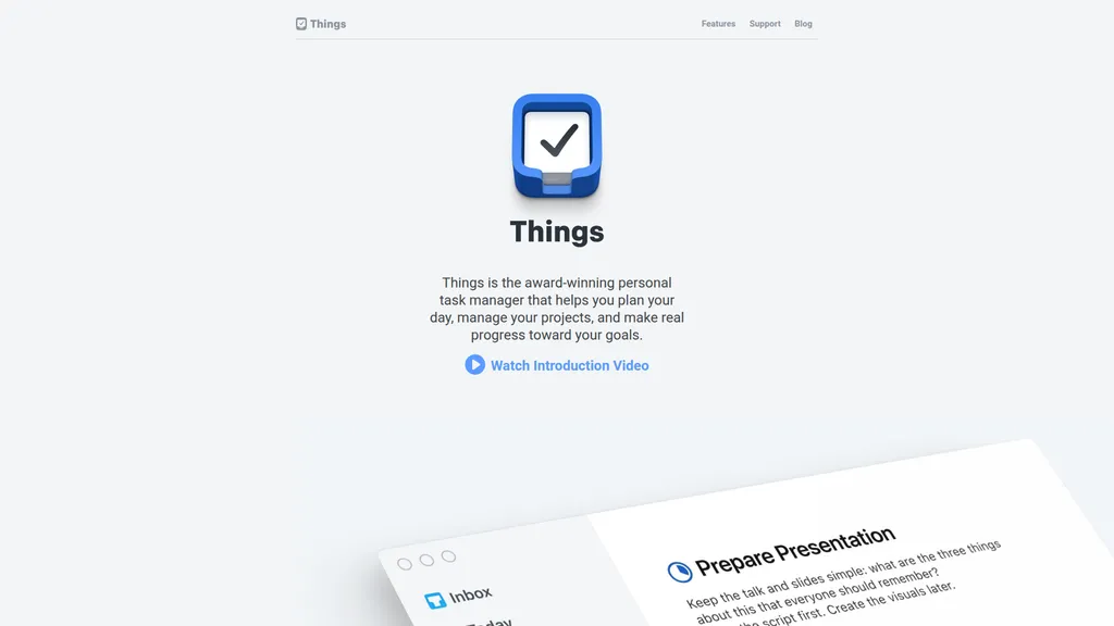 Things homepage