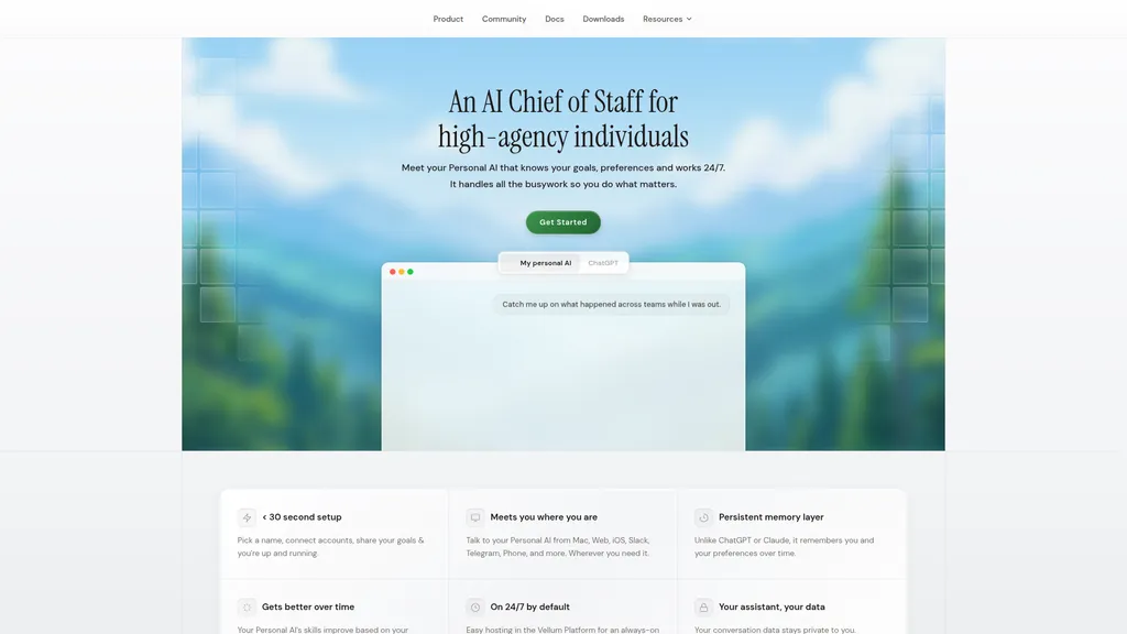 Vellum homepage