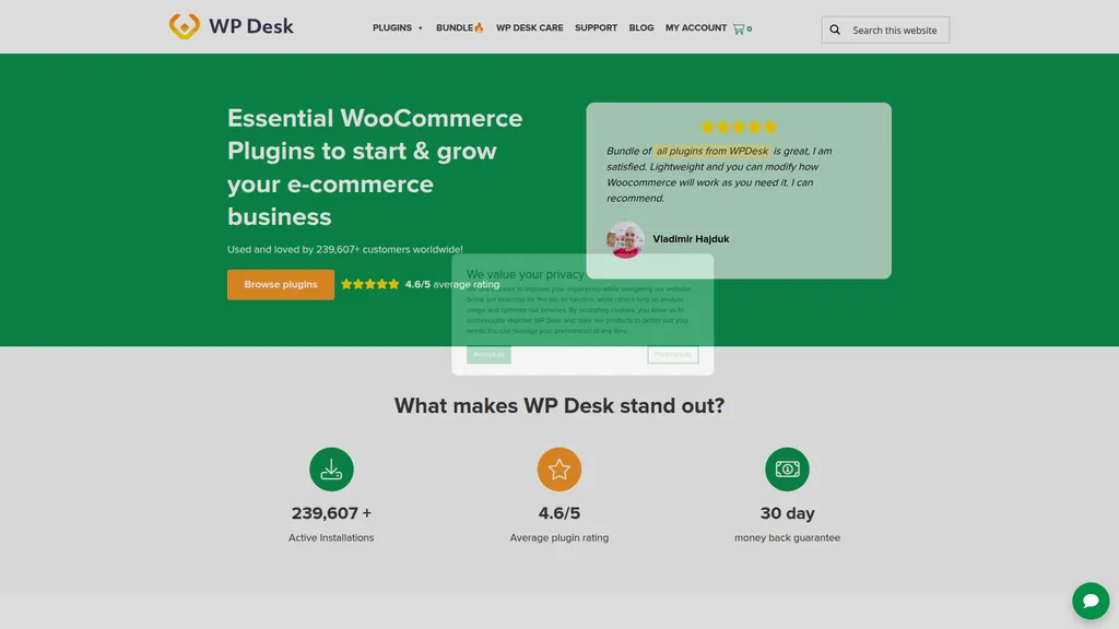 WP Desk homepage