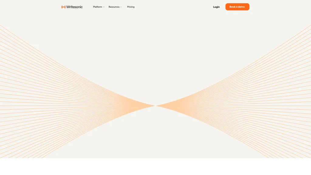 Writesonic homepage