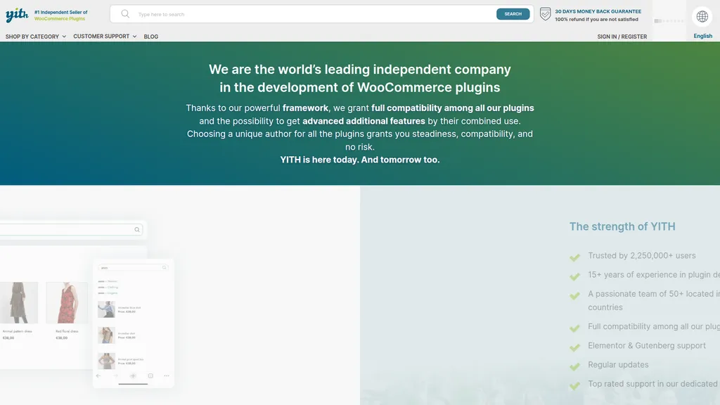 YITH homepage