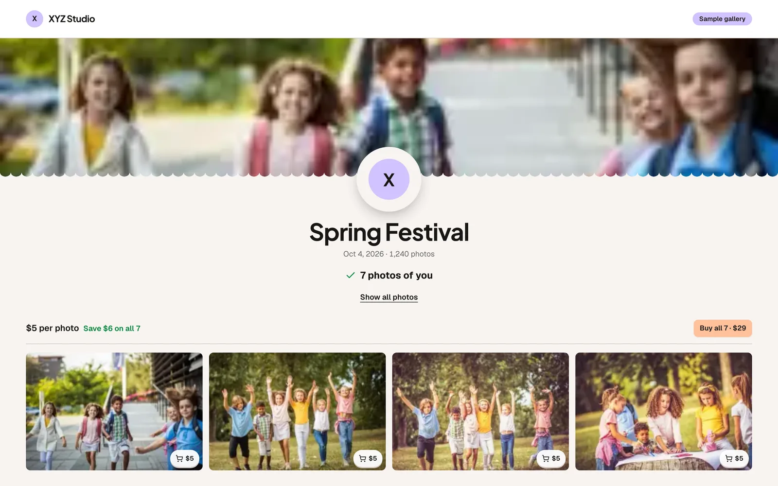 sellphotos.online screenshot 2: Online Photo Store for Event Photographers