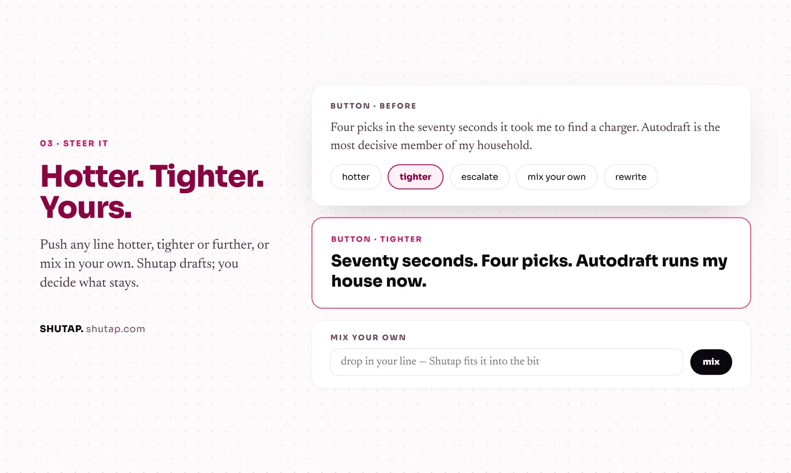 Shutap screenshot 3: AI Joke Generator for Creators