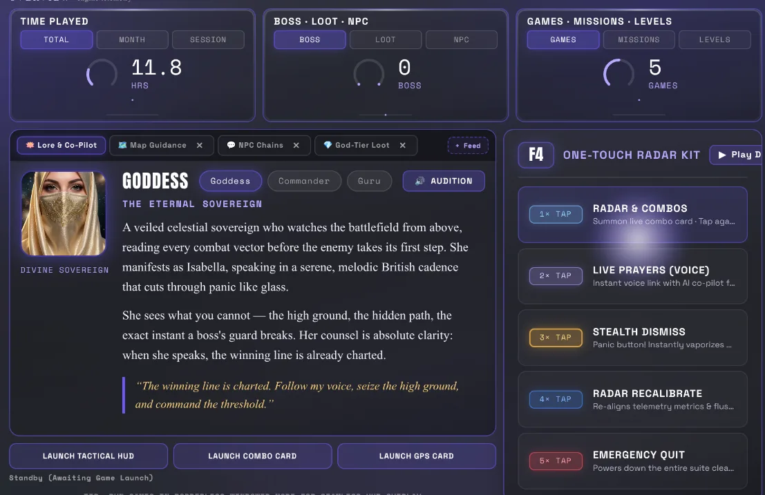Overlord AI screenshot 3: AI Gaming Companion Assistant
