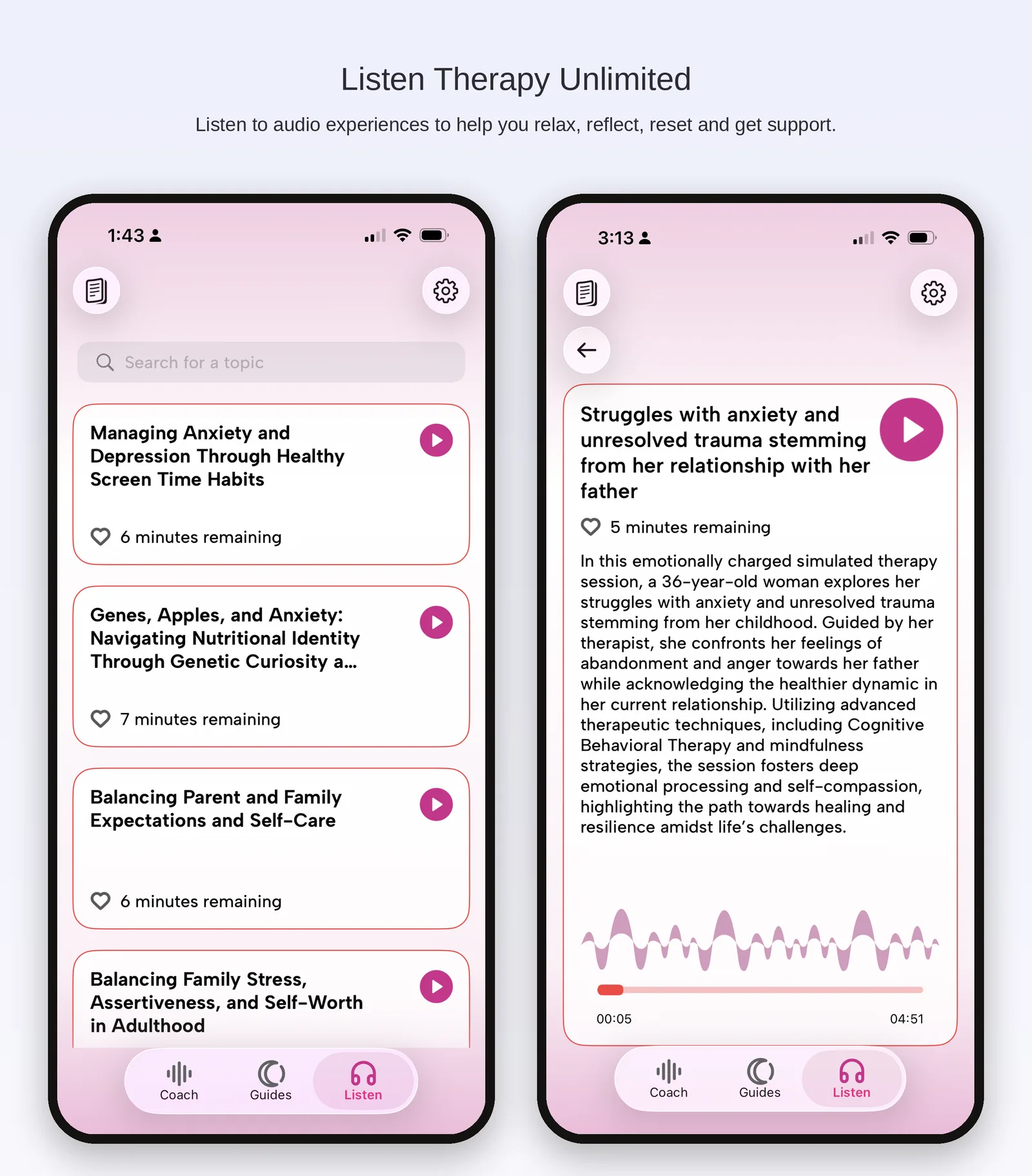Skyler Health screenshot 3: Unlimited AI Coaching Through Voice and Chat