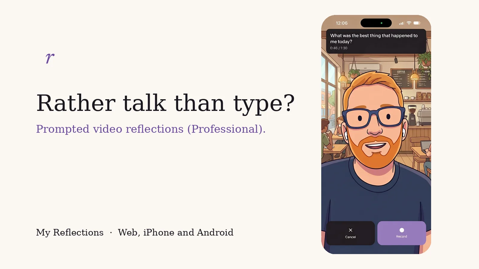 My Reflections screenshot 3: Daily Reflection and Journaling App