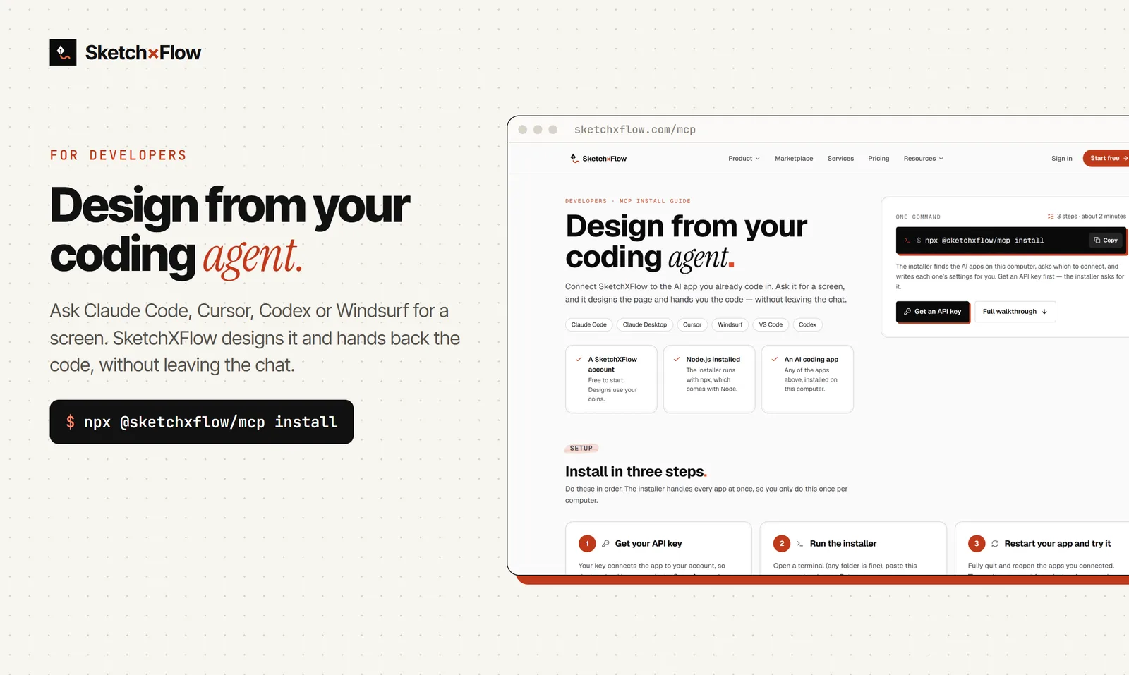 SketchXFlow screenshot 3: AI Website Design Tool