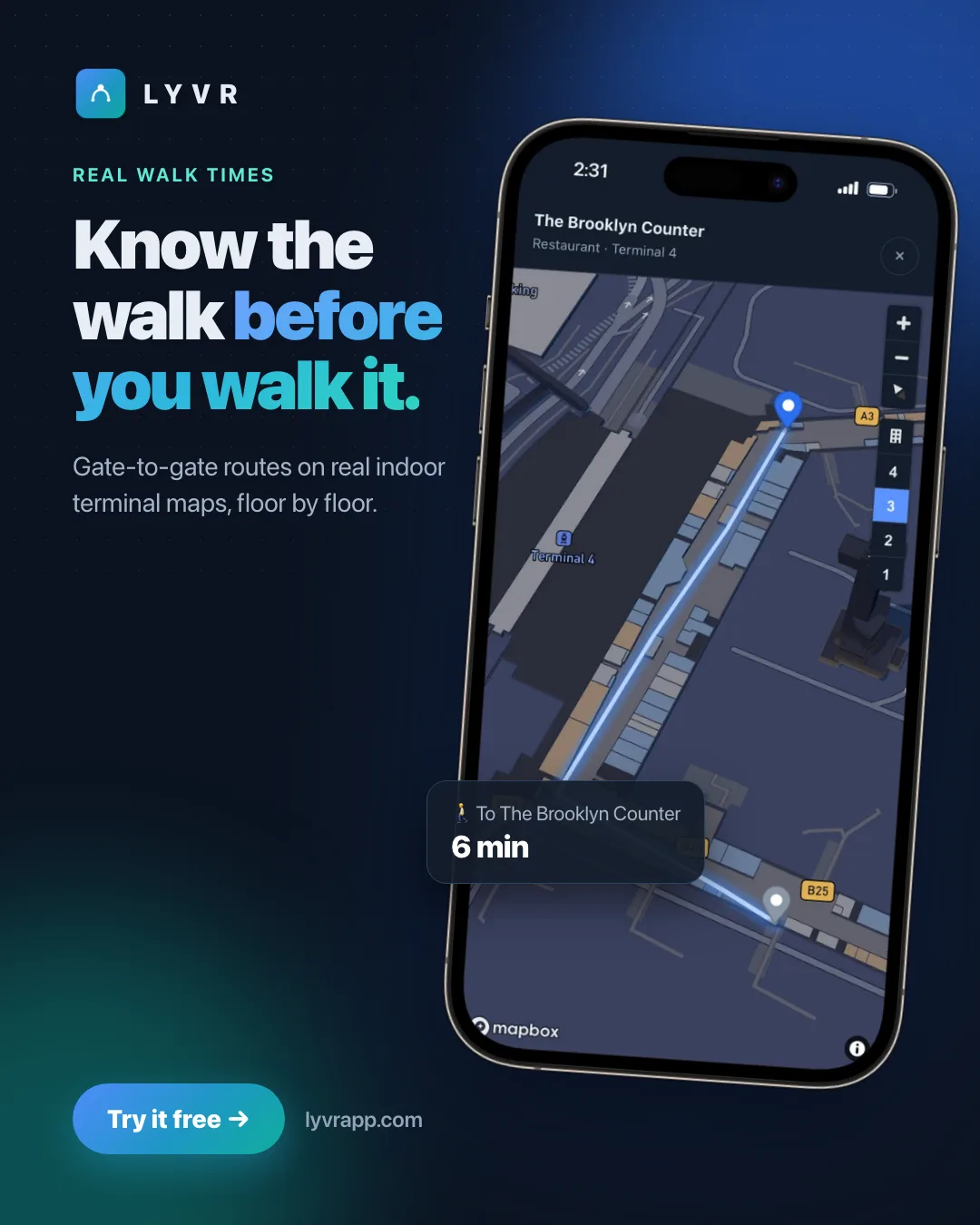 LYVR app screenshot 2: Layover Trip Planner App