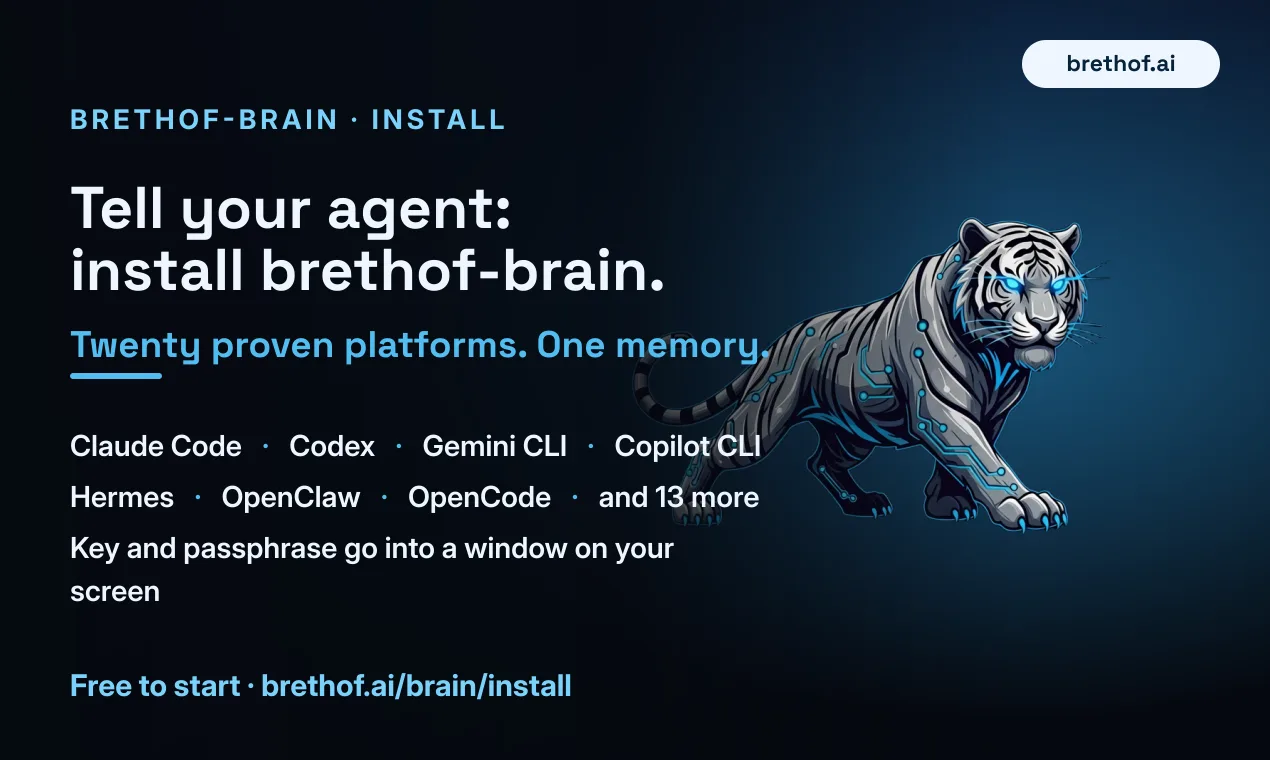 brethof-brain screenshot 3: Memory System for AI Coding Agents