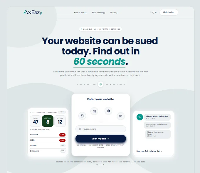 AxEazy screenshot 1: AI-assisted Accessibility Code Fixer