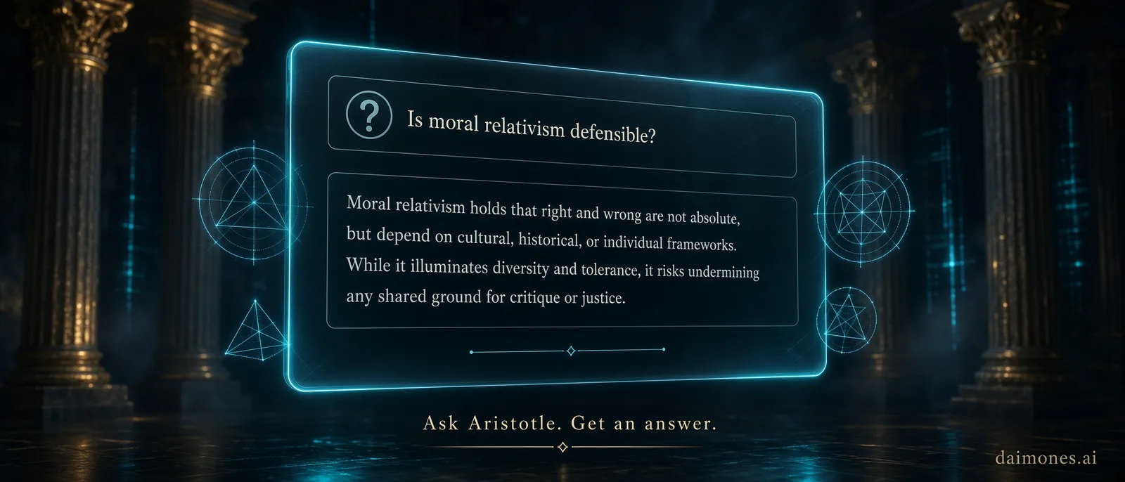 daimones screenshot 2: Uncensored Philosophical AI Chatbot