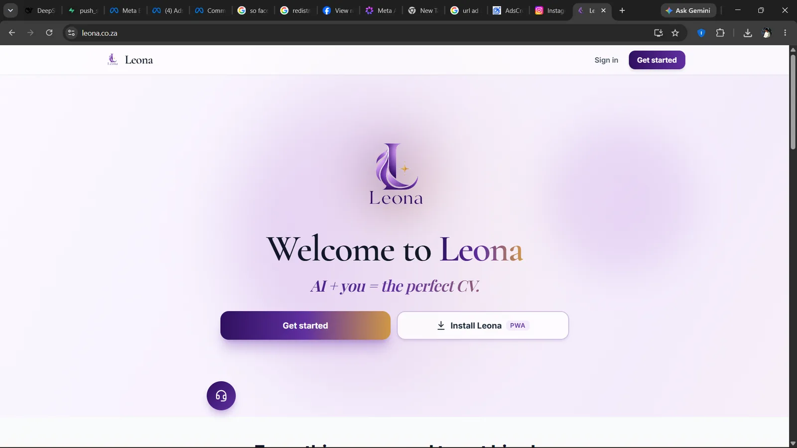 Leona screenshot 3: AI Resume Builder and Job Tracker