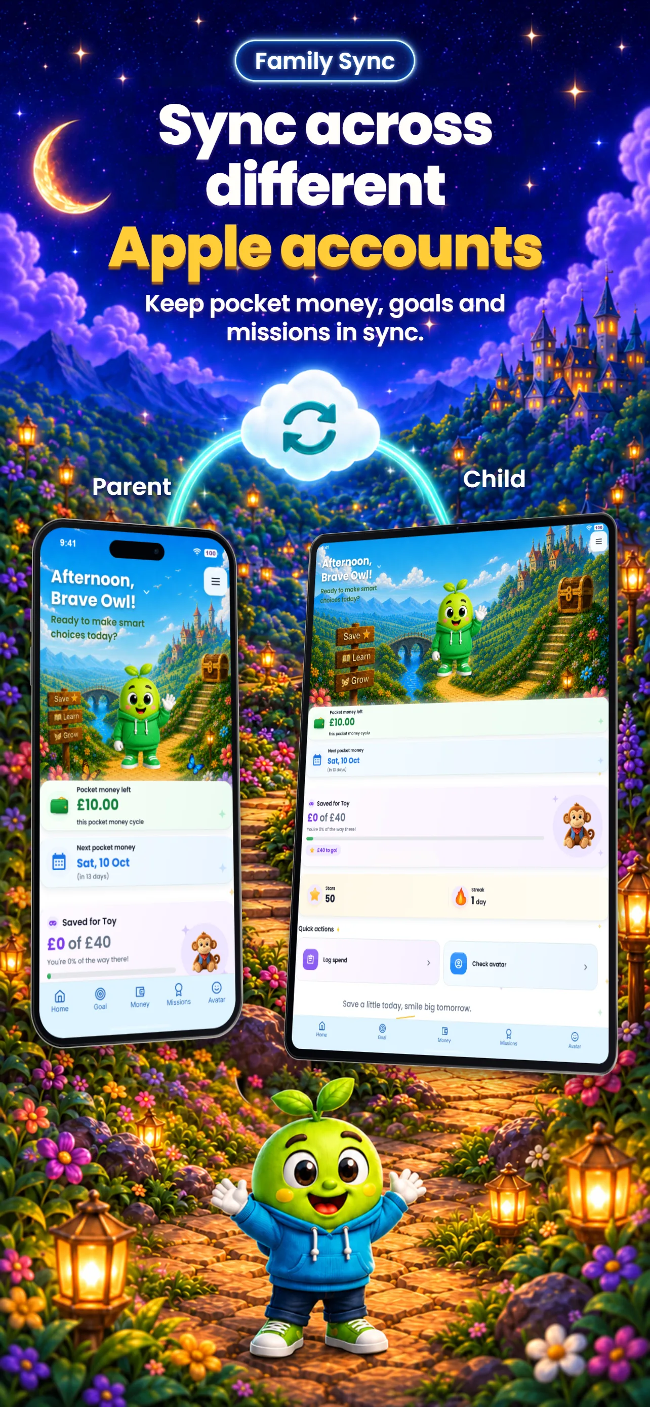 AllowanceGo screenshot 2: Pocket Money & Chores App for Kids