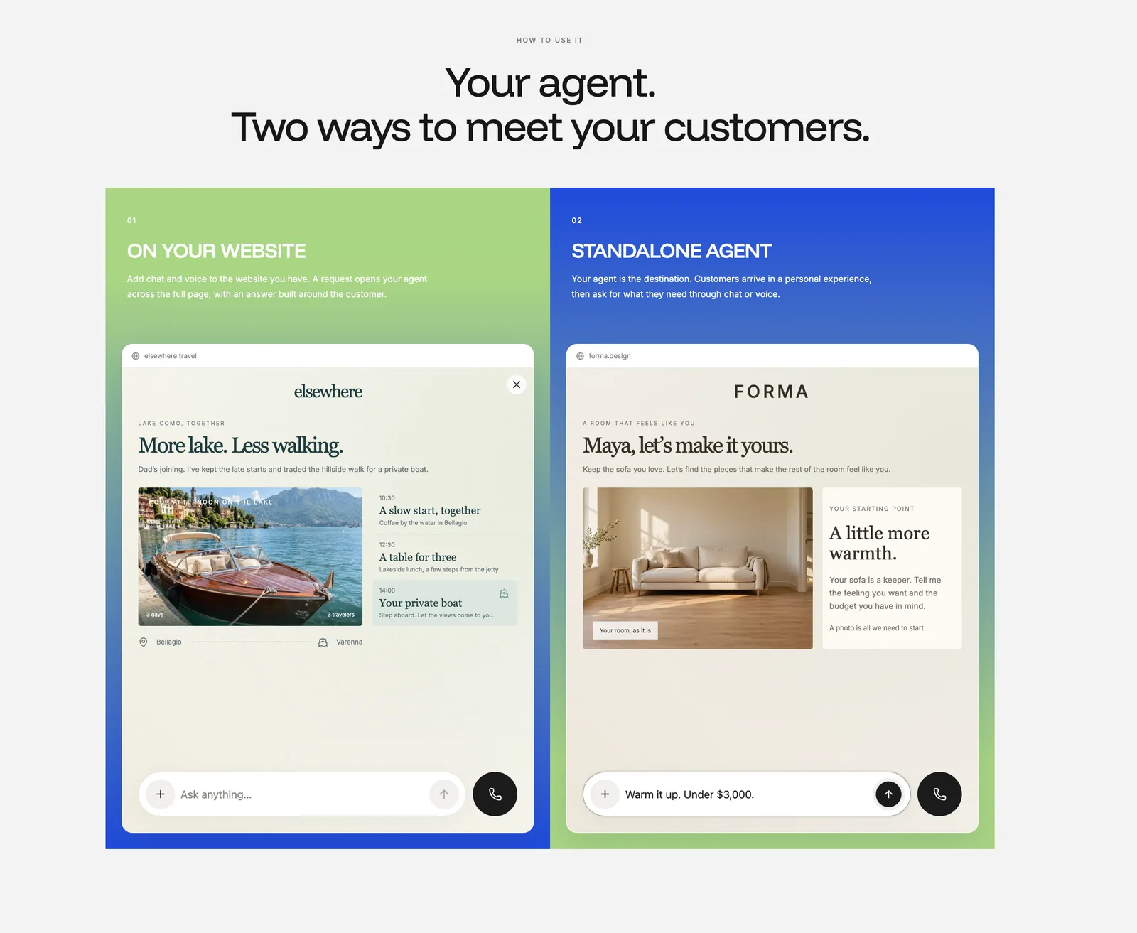 Agentplace screenshot 1: Customer Service AI Agents