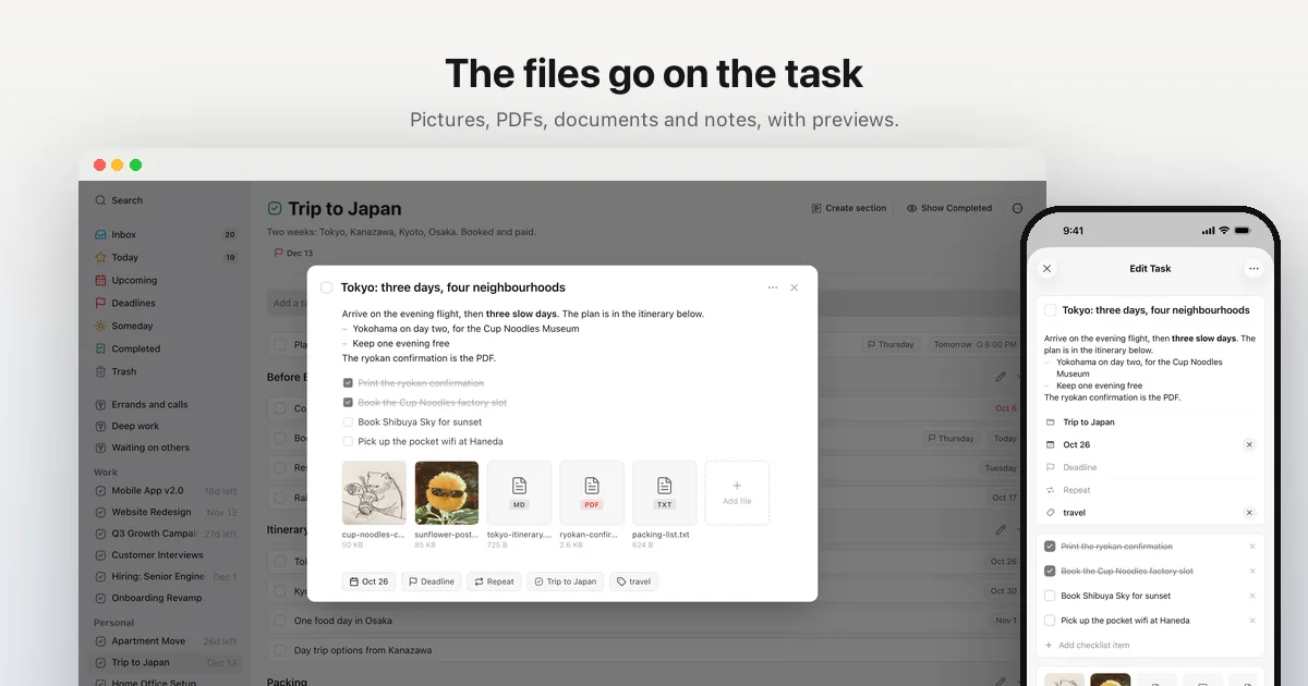 TaskPocket screenshot 4: Simple Task Manager for Individuals