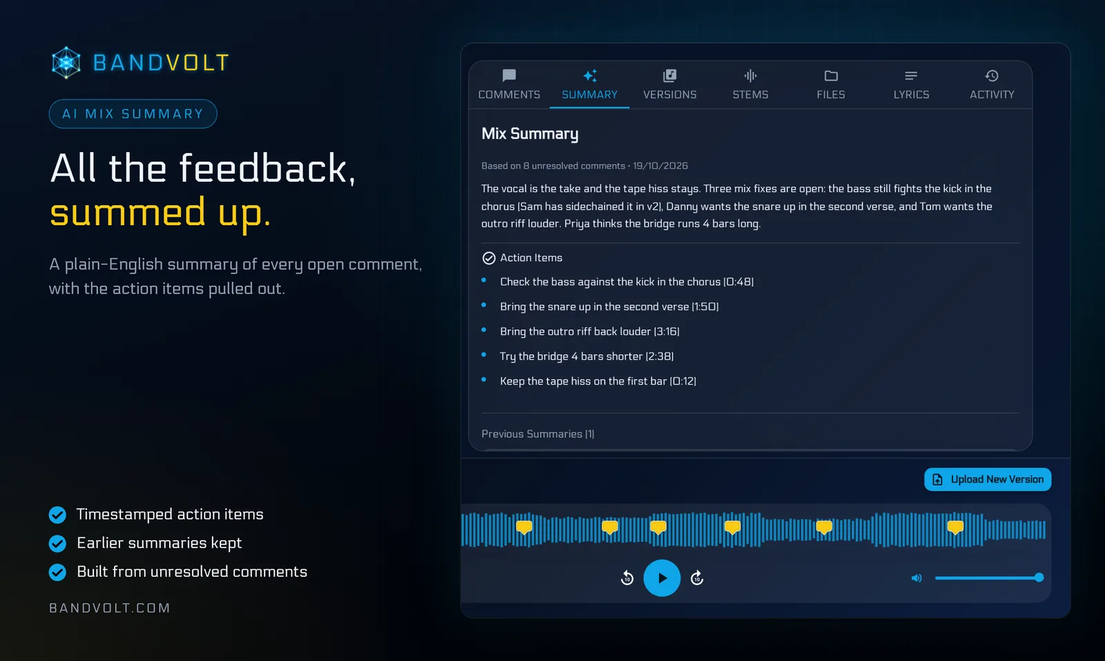 BandVolt screenshot 4: Music Collaboration and Band Management