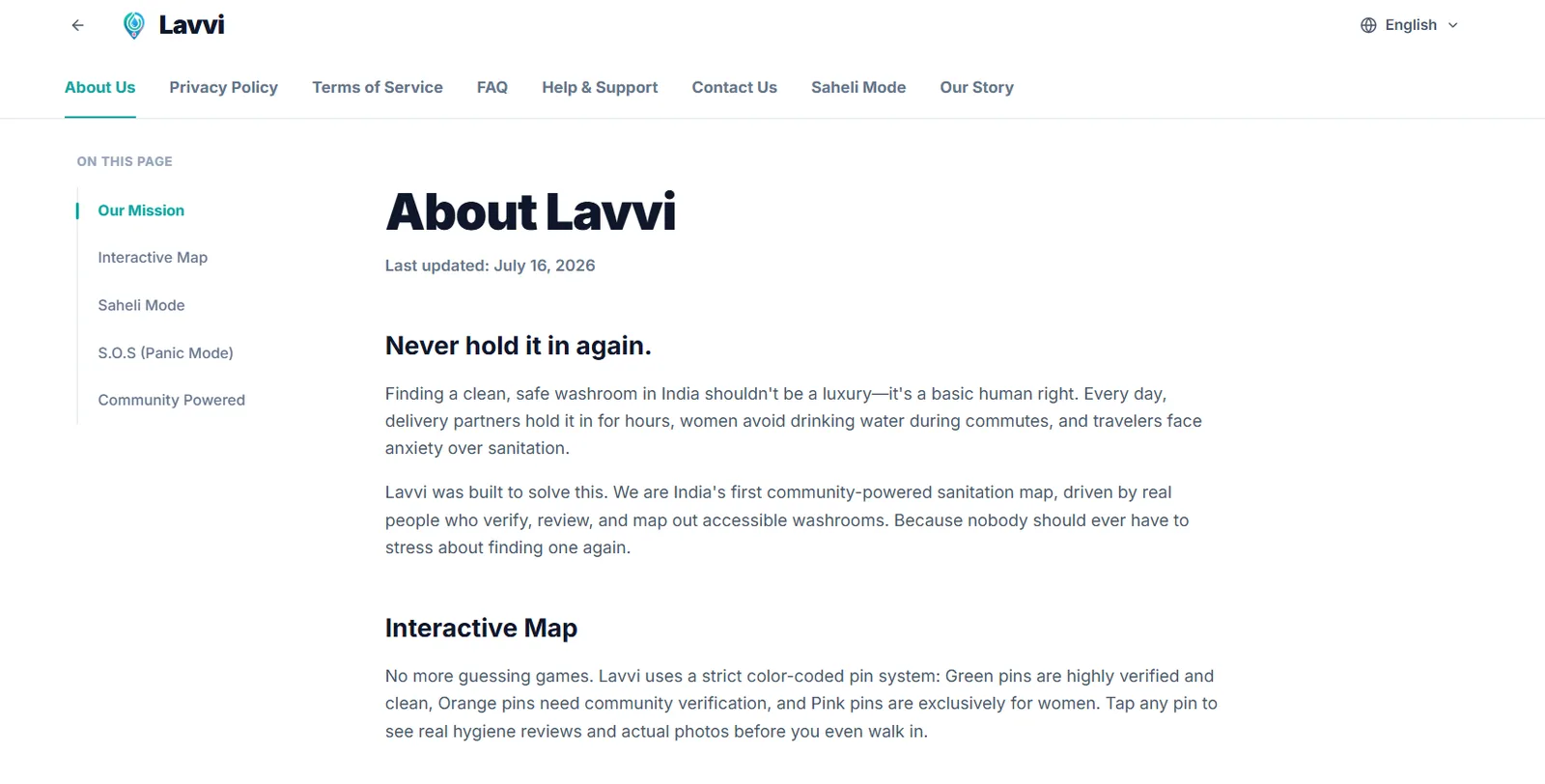 Lavvi screenshot 4: Public Toilet Finder