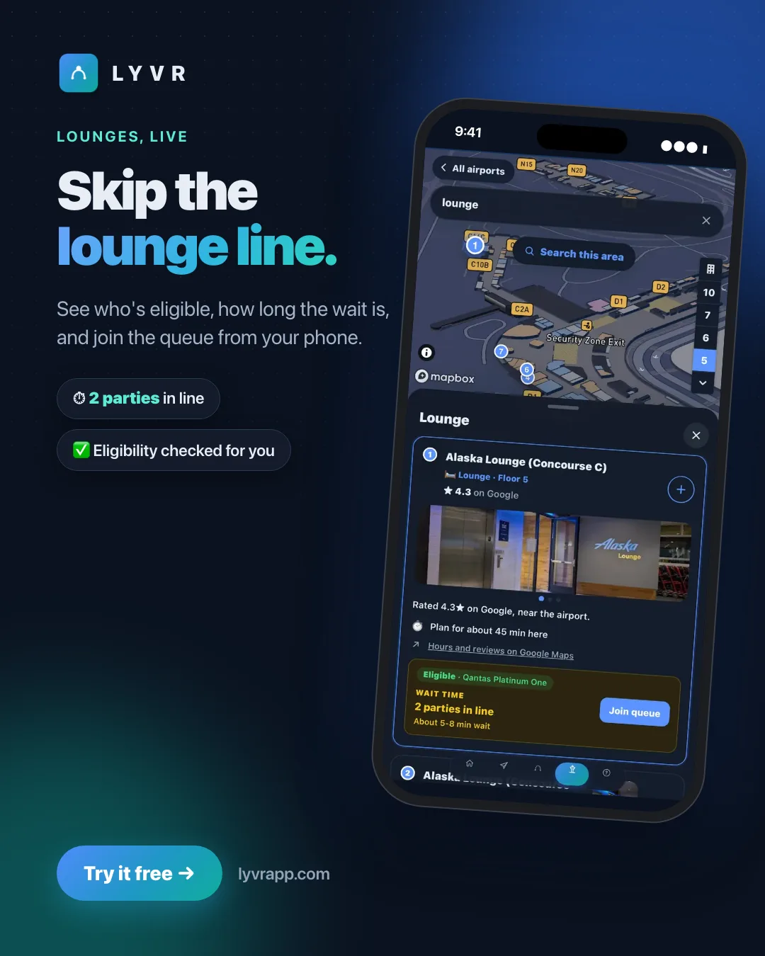 LYVR app screenshot 3: Layover Trip Planner App