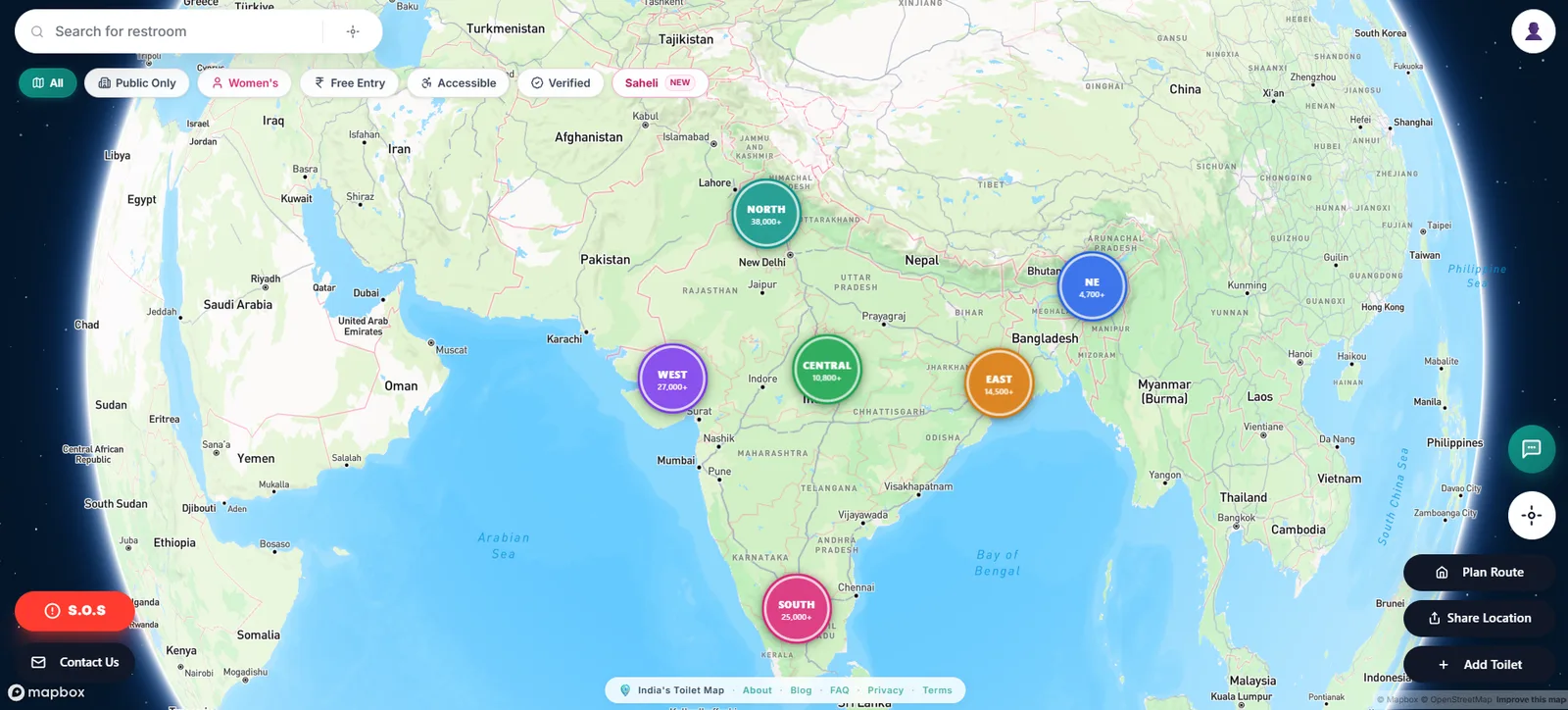 Lavvi screenshot 2: Public Toilet Finder