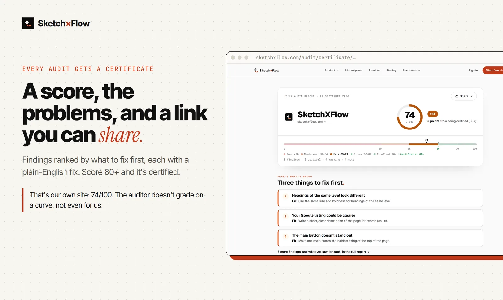 SketchXFlow screenshot 4: AI Website Design Tool