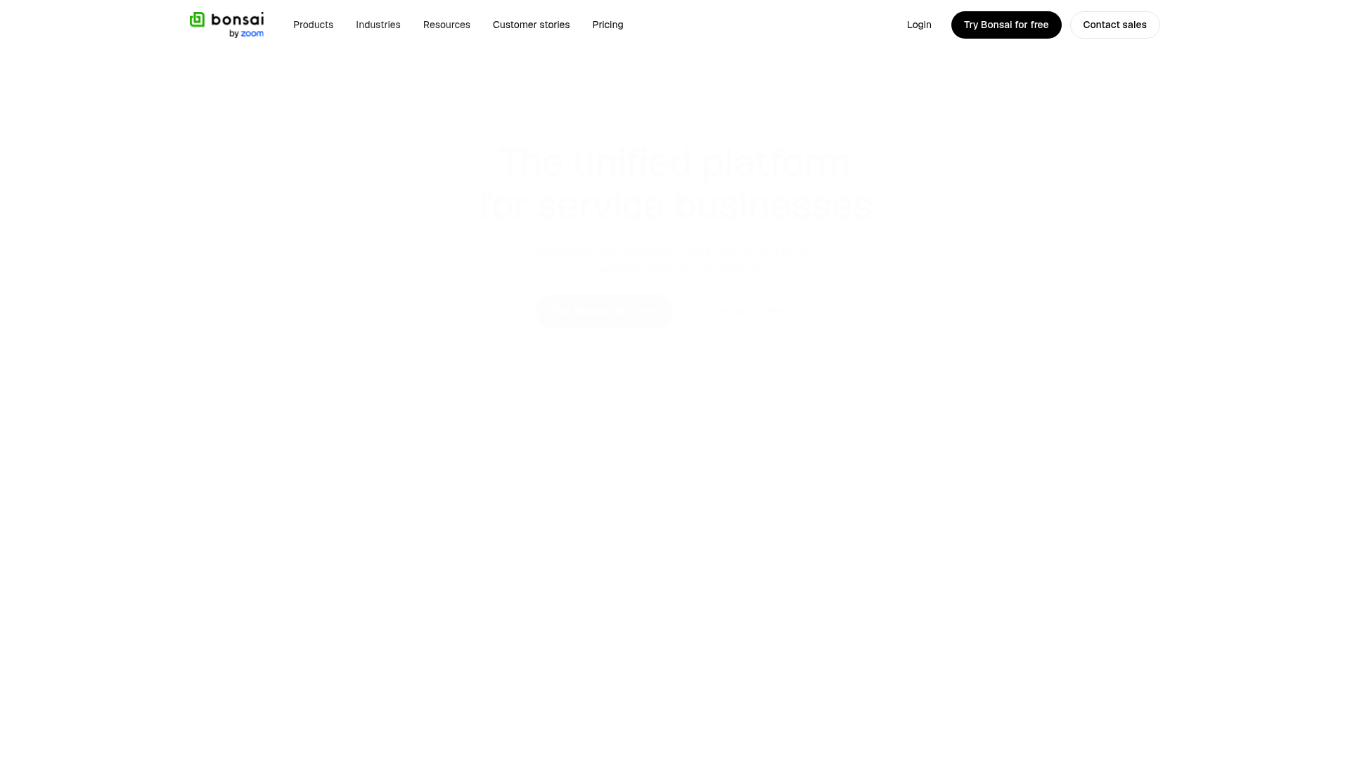 Bonsai homepage