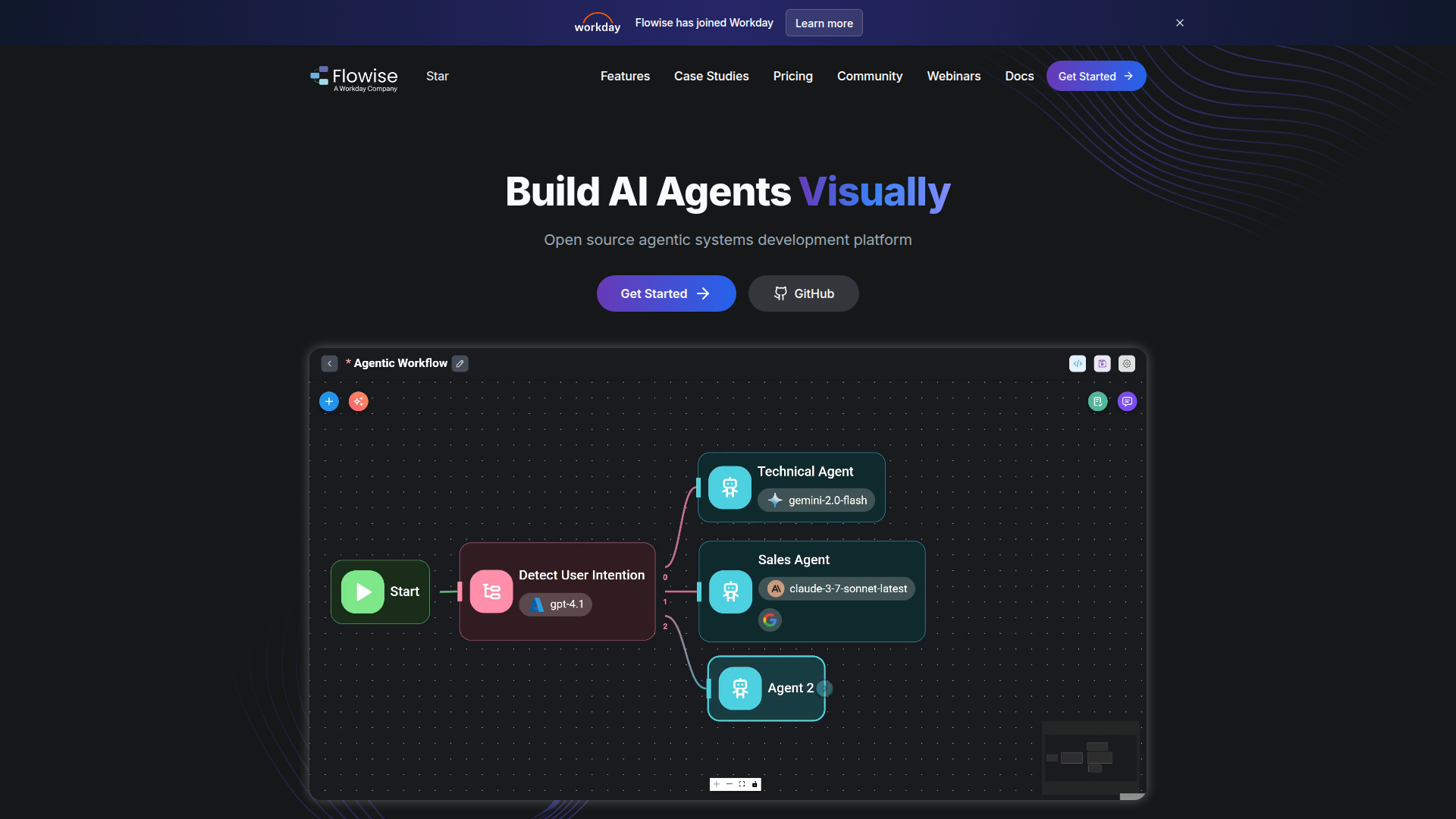 Flowise homepage
