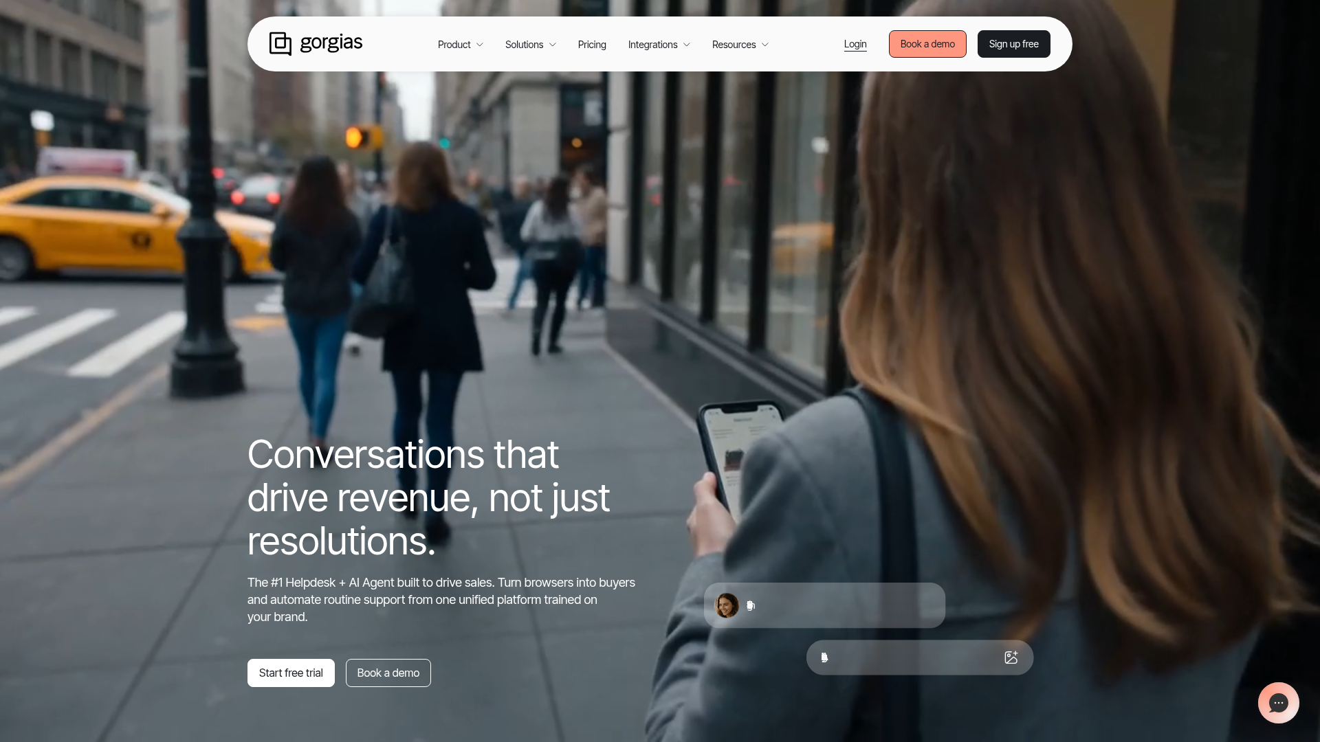 Gorgias homepage
