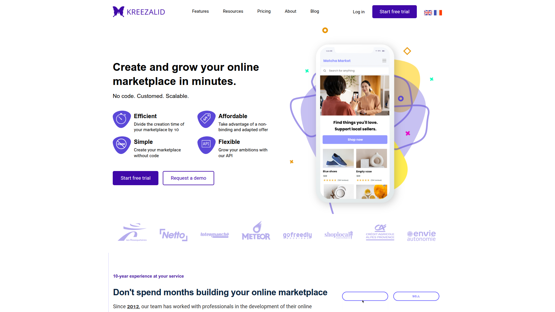 Kreezalid homepage