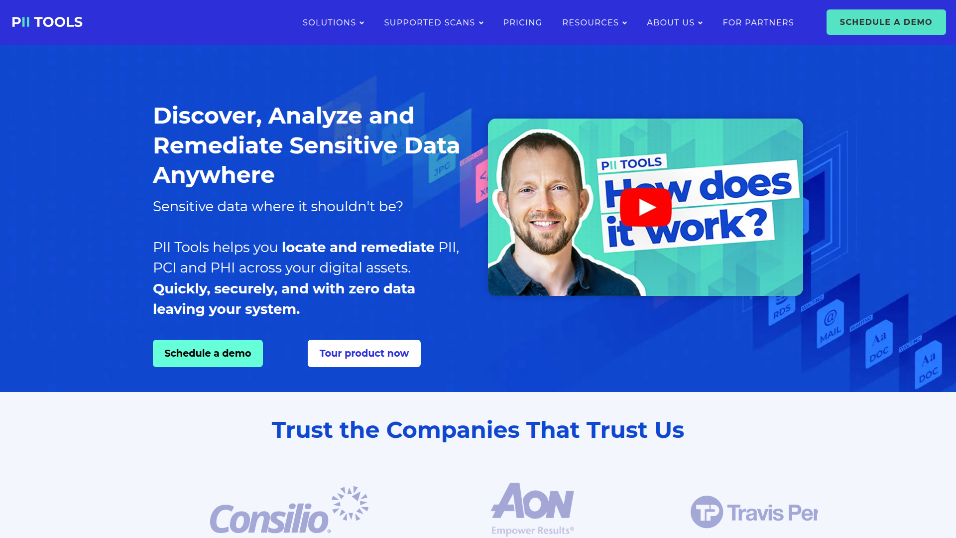 PII Tools homepage